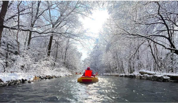 Changbaishan snow-blanketed forests